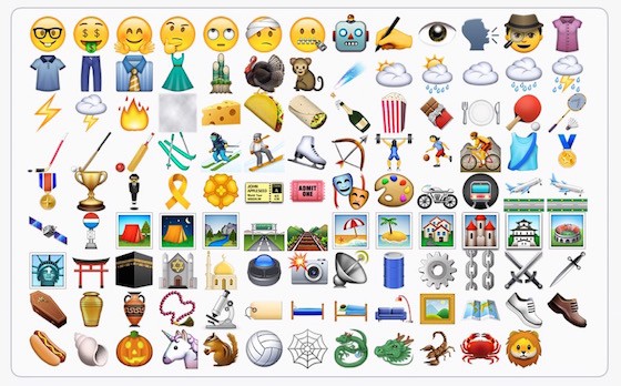 iOS 9.1 Nouveaux Emojis