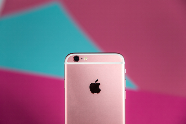 iPhone 6s Rose Arriere Appareil Photo