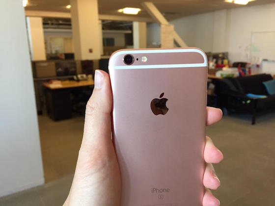 iPhone 6s Rose Or Arriere