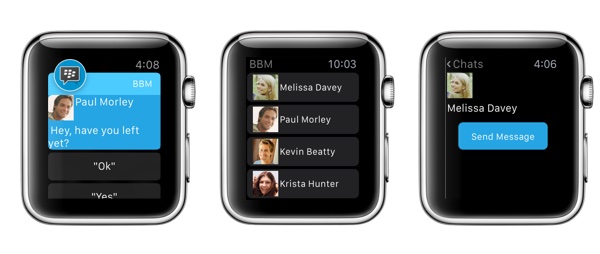 BBM Application Apple Watch