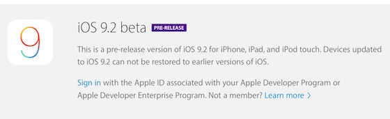 iOS 9.2 Beta