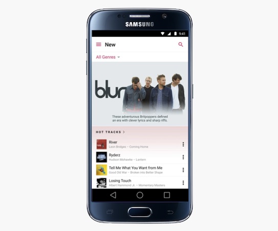 Apple Music Android Galaxy S6