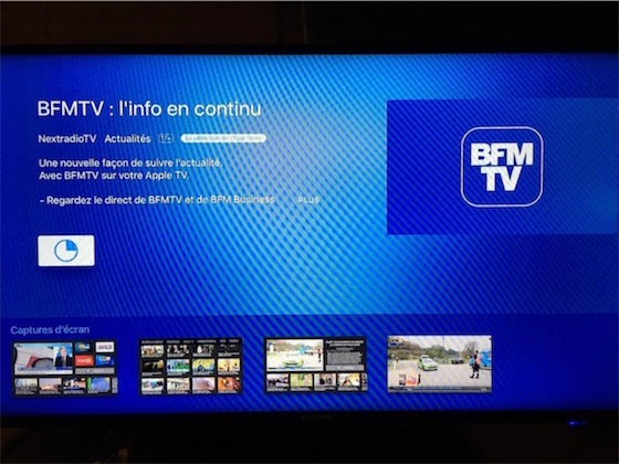 BFMTV Application Apple TV