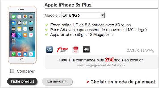 iPhone 6s Plus Location Free Mobile