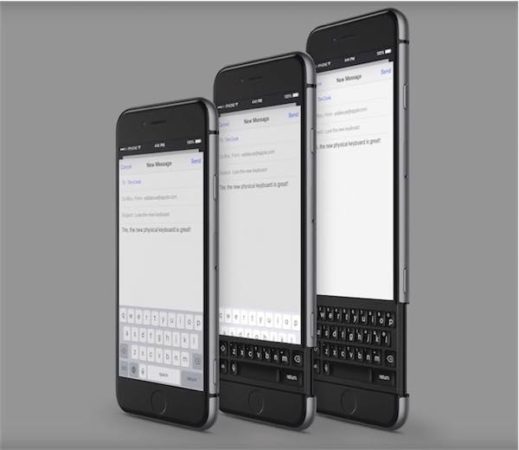 iphone 7 clavier concept