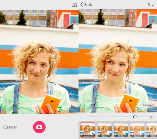 Microsoft Selfie Application iPhone