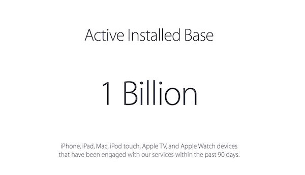 1 Milliard Appareils Apple