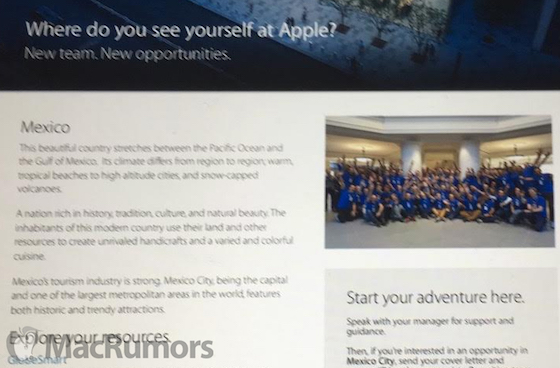 Apple Store Document Mexique