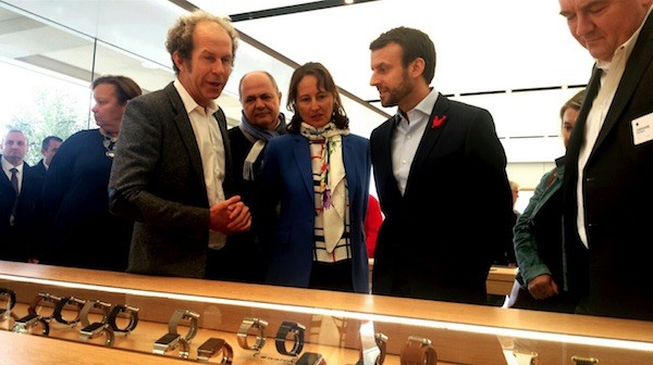 Emmanuel Macron Segolene Royal Paul Deneve Apple Watch