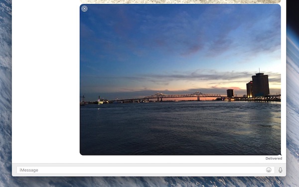 OS X 10.11.4 iMessage Live Photos