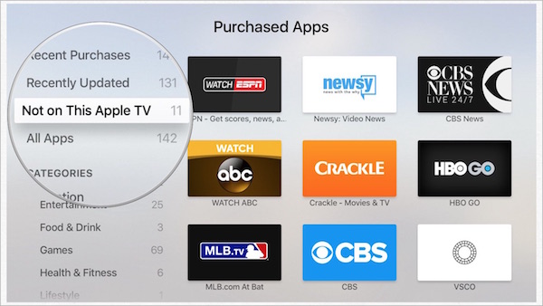 Apple TV App Store Pas Sur Cette Apple TV