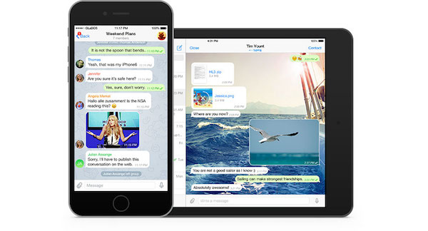 Telegram Application iPhone iPad