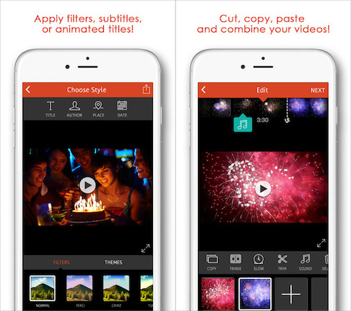 Videoshop Application iPhone