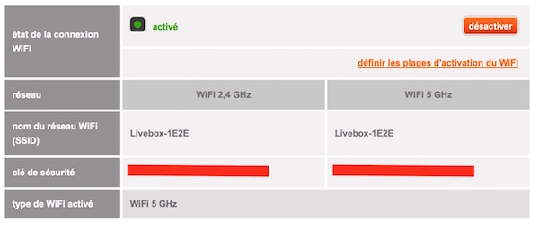WiFi 2,4 GHz 5 GHz