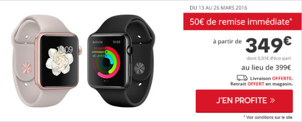 Apple Watch 50 Euros Reduction Darty