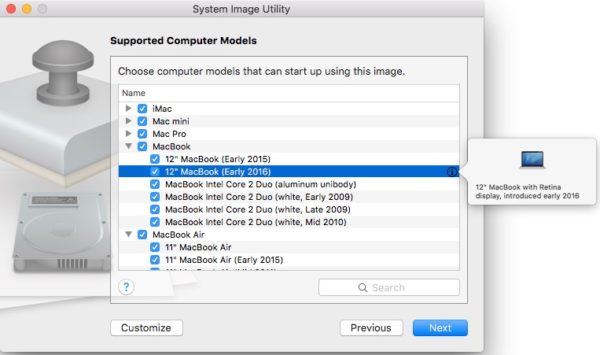 MacBook 12 Pouces 2016 Mention OS X