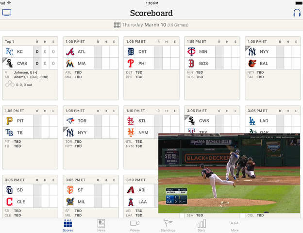 MLB Baseball iPad Image Dans Image