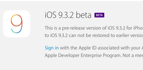 iOS 9.3.2 Beta