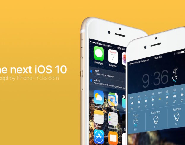 Concept iOS 10 Notifications Gestuelles