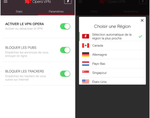 Opera VPN iPhone