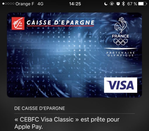 Apple Pay France Carte Caisse Epargne Activee
