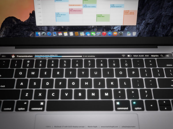 Concept MacBook Pro Barre OLED 2