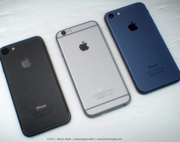 Concept iPhone 7 Noir Bleu 5
