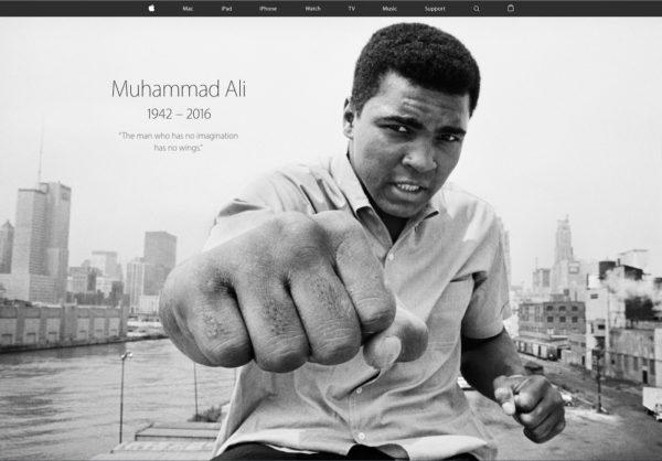 Mohamed Ali Hommage Apple