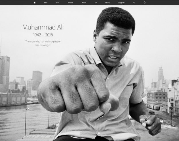 Mohamed Ali Hommage Apple