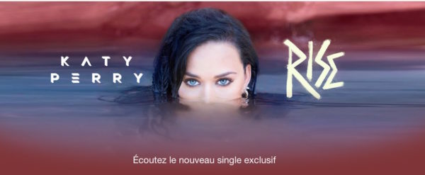 Katy Perry Single Exclusif iTunes Apple Music