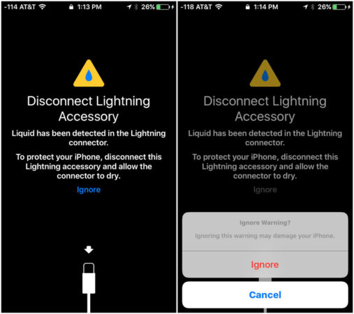 iOS-10-Beta-Alerte-Liquide-Port-Lightning