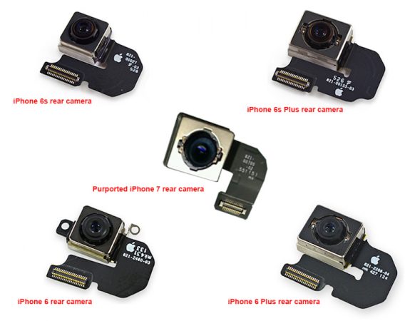 Fuite Capteur Photo iPhone 7