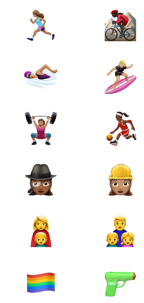 iOS 10 Emojis Femmes