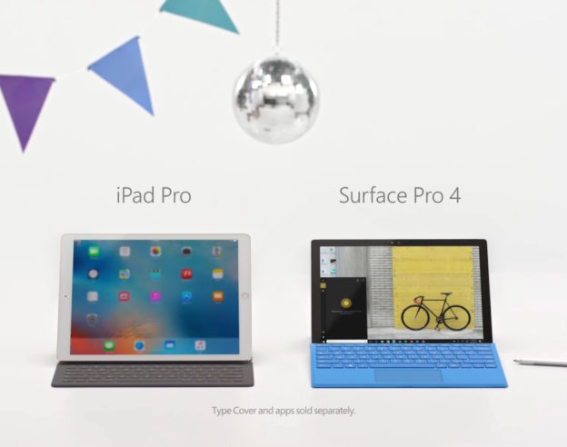 iPad Pro Surface Pro 4