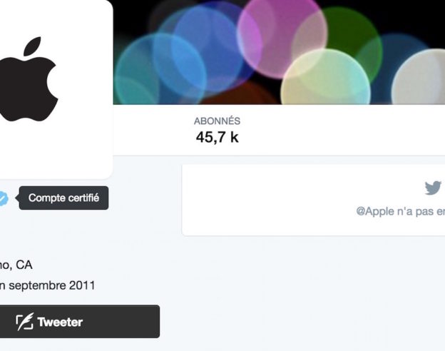 Apple Compte Twitter Officiel