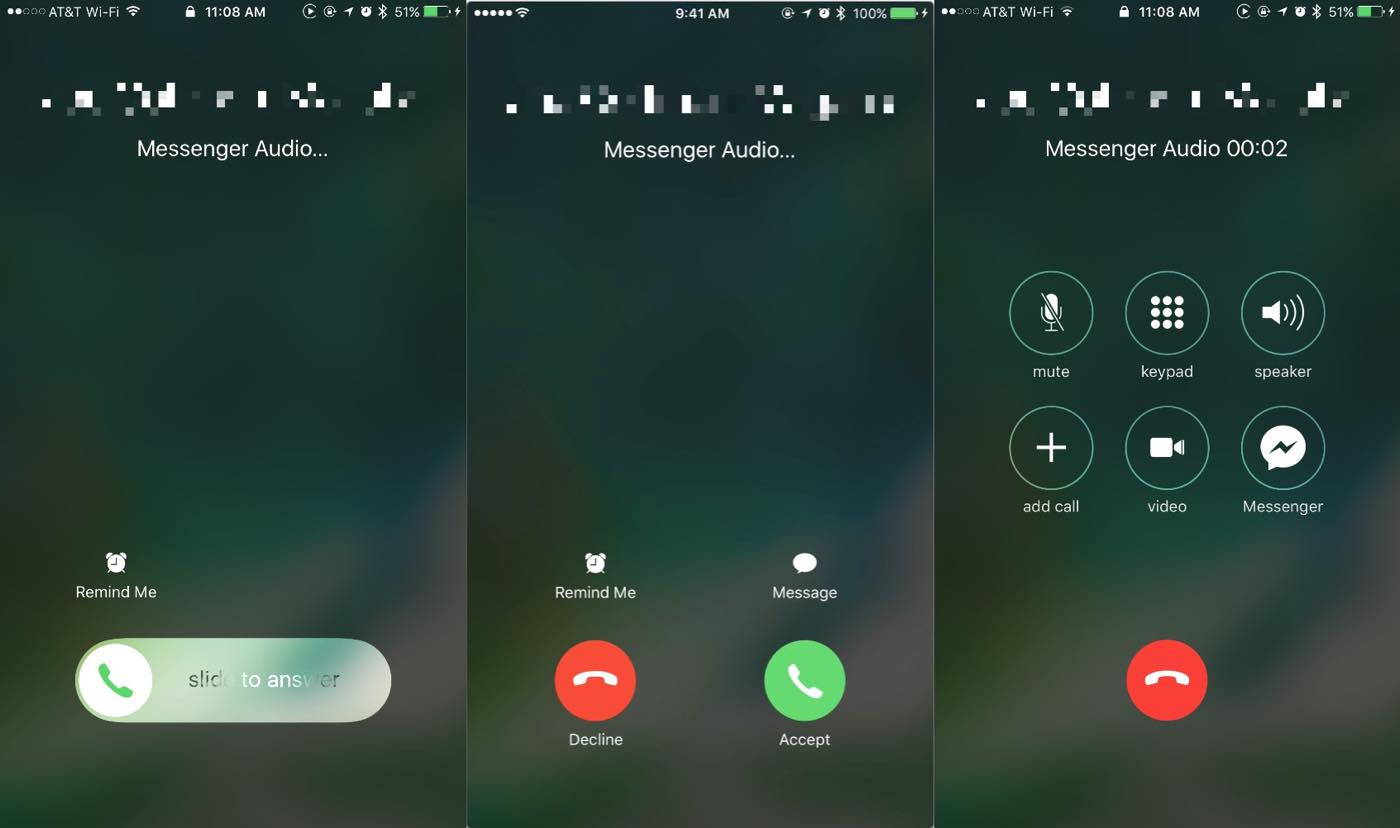 Facebook Messenger Affiche Désormais Les Appels Audio Comme Un Appel