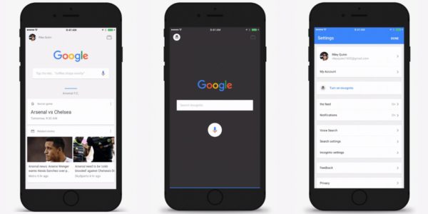 google-application-iphone-navigation-privee
