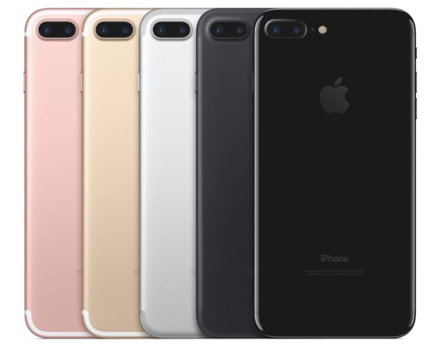 iPhone 7 Plus Officiel Noir Gris Argent Or Rose
