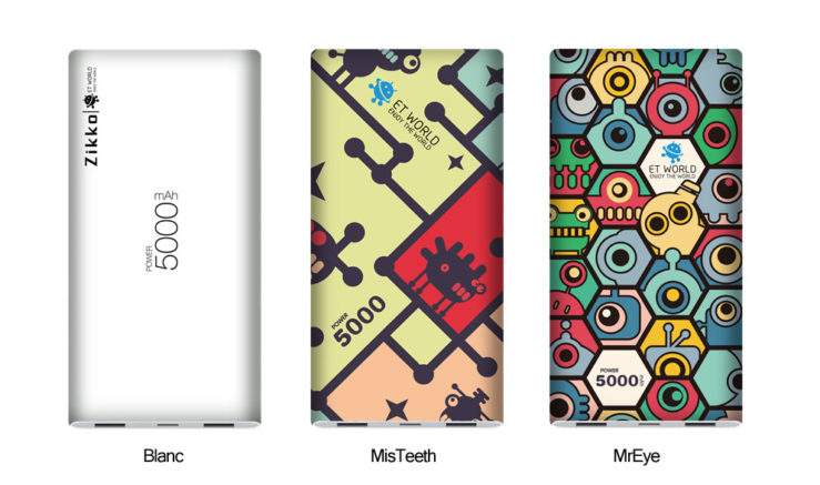 Powerbank RIVACASE Riapower VA2008 – 8000 MAh, Ultra Plat, Câble Micro-USB Intégré, Compatible Smartphone Et Tablette