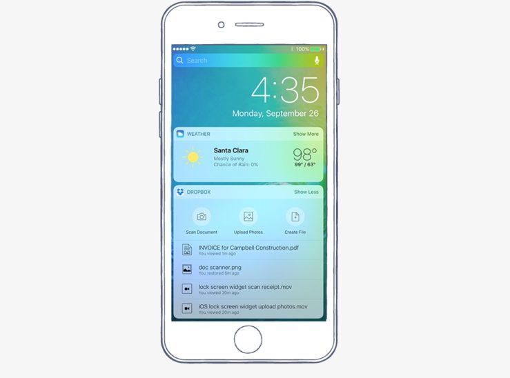 Mise à jour de Dropbox sur iOS : support de l'Image dans image ...