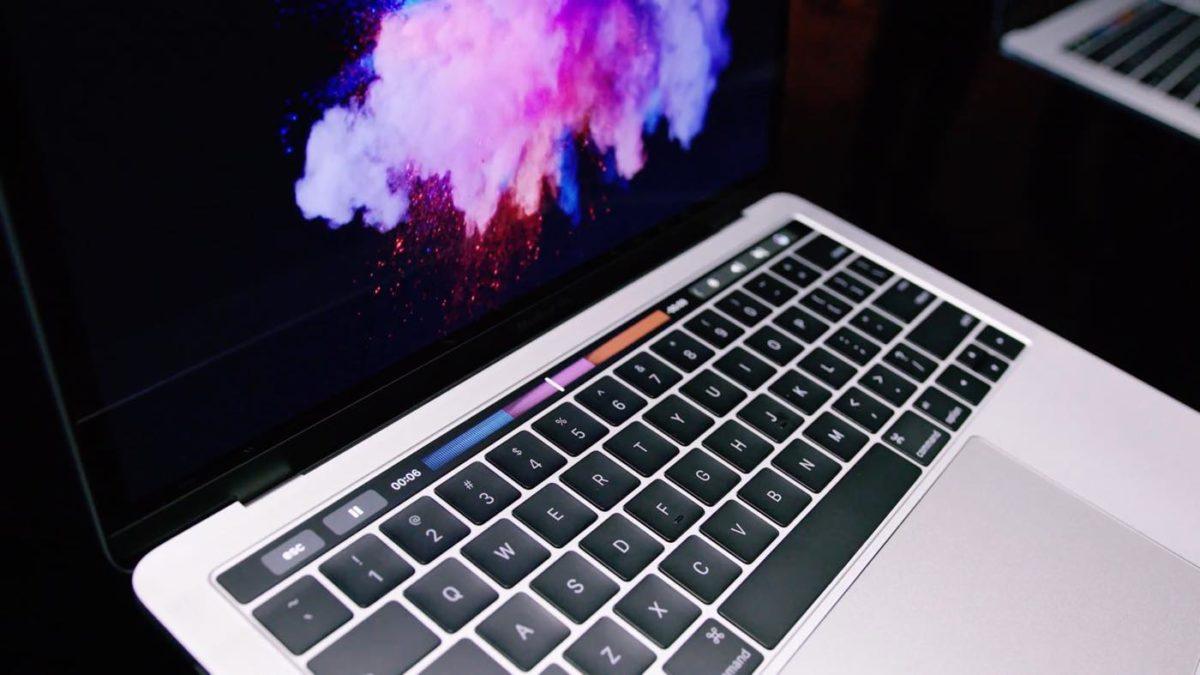 MacBook Pro 2016 Touch Bar Clavier Keynote