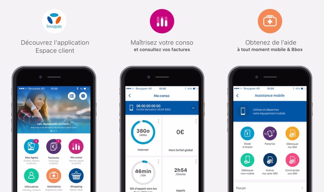 Bouygues Telecom Renouvelle Son Application IPhone Avec Un Nouveau 
