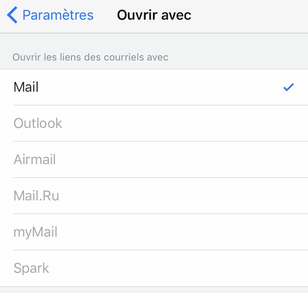 Firefox sur iOS propose aux utilisateurs de définir leur application de ...