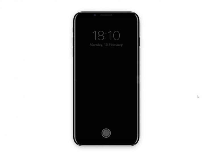 écran Iphone Flou En Haut à Gauche iPhone 8 : un nouveau concept avec le Touch ID intégré à l'écran