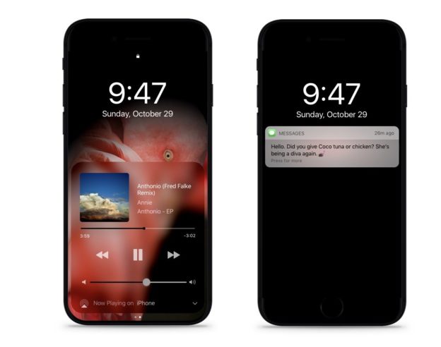 Concept iPhone 8 Mode Sombre