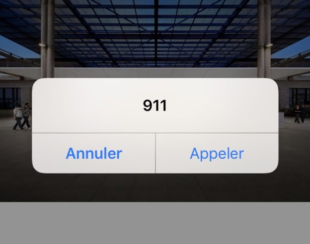 iOS 10.3 Pop-up Appel