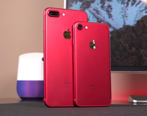 iPhone 7 7 Plus Rouge RED Arriere