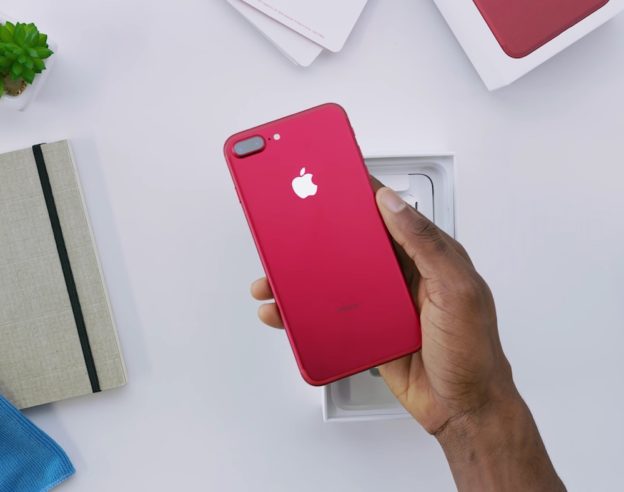iPhone 7 Plus RED Rouge Arriere