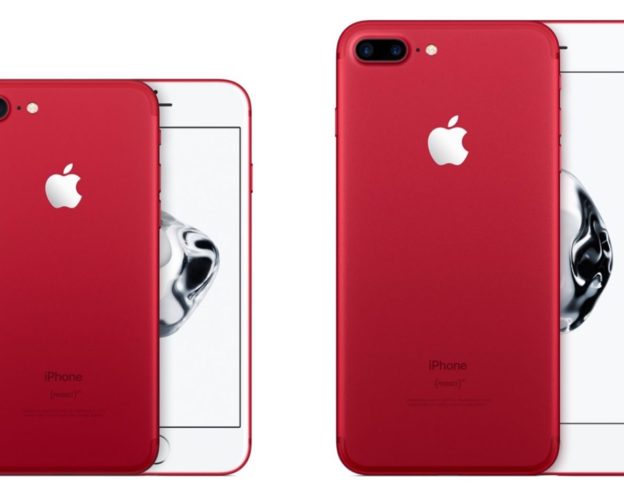 iPhone 7 iPhone 7 Plus RED Rouge Arriere Avant