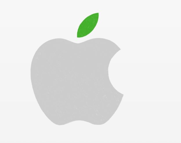 Apple Logo Vert Environnement